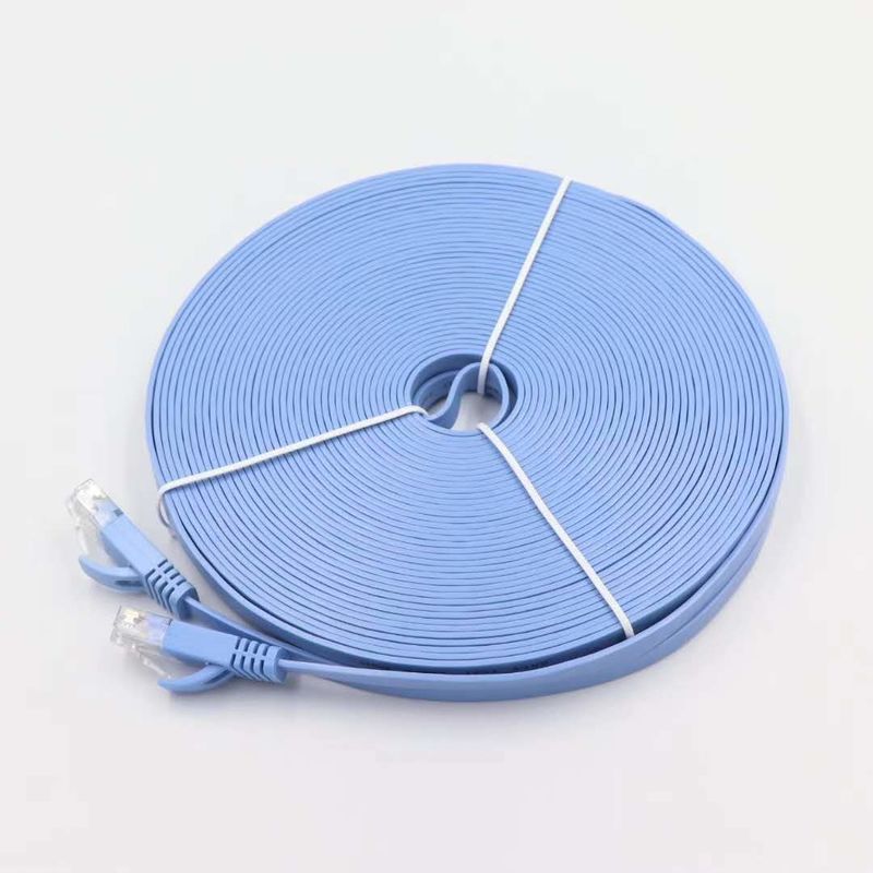 ETL DELTA UL Cat5e Cat6 Rj45 Düz Kablo Rohs 35M Ethernet Ağ Kablosu
