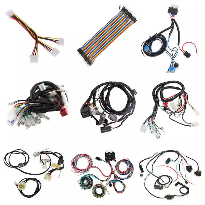 PVC 50 Çekirdek TE Molex Kamyon Otomotiv Kablo Demeti Gümüş Kaplama