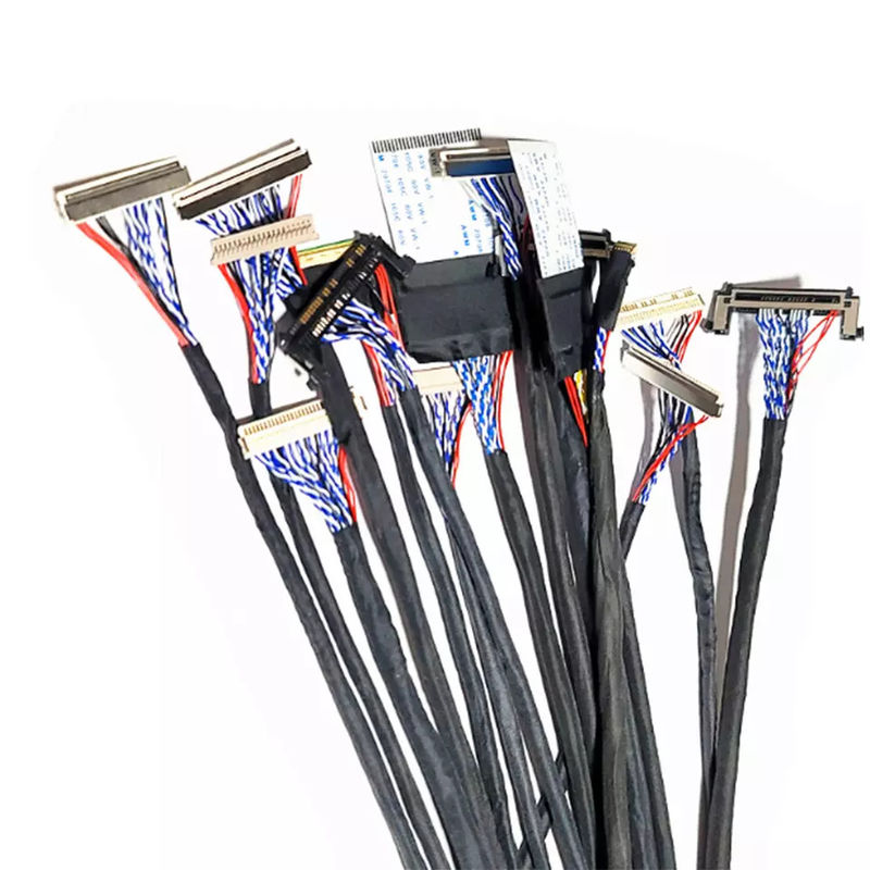 OEM ODM ROHS 0.4mm Pitch LVDS Kablosu 30 Pin 40 Pin 50 Pin
