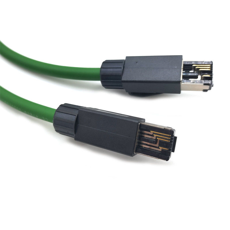 Servo endüstriyel ağ kablosu EtherCAT otobüsü yüksek esneklik çift koruma sürükleyici zincir endüstriyel robot PLC kablosu