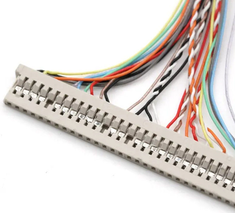 DF14-30P-1.25H Hirose 111B40-1211TA-G3 Starconn Ekranı LVDS LCD Ekran Kablosu