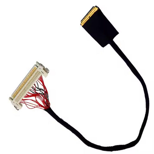 HRS DF13-30DS-1.25C To DF14-20S-1.25C 20pin 30 Pin 40 Pin 50 Pin 60pin LCD Panel için Özel Lvds Kablo Montajı