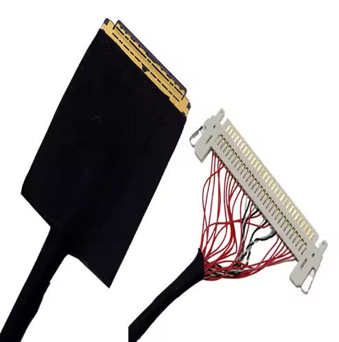 HRS DF13-30DS-1.25C To DF14-20S-1.25C 20pin 30 Pin 40 Pin 50 Pin 60pin LCD Panel için Özel Lvds Kablo Montajı