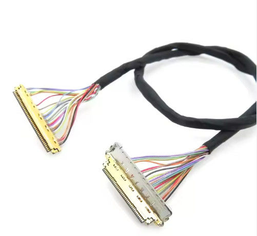 40 Pin 30 Pin EDP Kablosu I-pex Bağlantısı Özel Lvds Kabloları LCD Panel dizüstü bilgisayar ekranı için montajlar