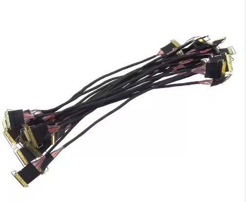 40 Pin 30 Pin EDP Kablosu I-pex Bağlantısı Özel Lvds Kabloları LCD Panel dizüstü bilgisayar ekranı için montajlar