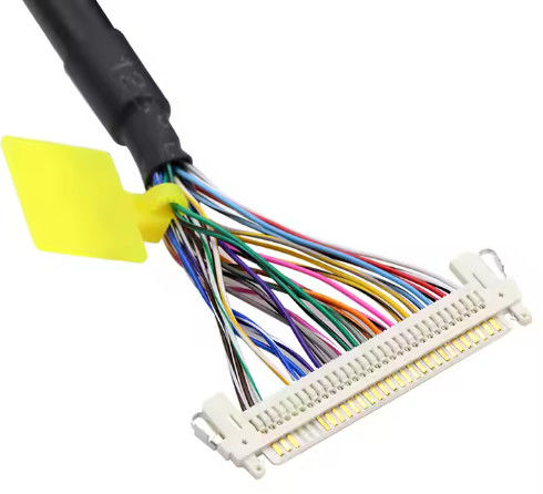 Elektronik Molex 30 Pin To JAE 40pin LCD bilgisayar yazıcısı monitörü için LVDS kablosu Özel