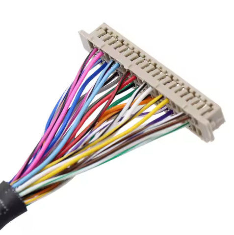 Elektronik Molex 30 Pin To JAE 40pin LCD bilgisayar yazıcısı monitörü için LVDS kablosu Özel