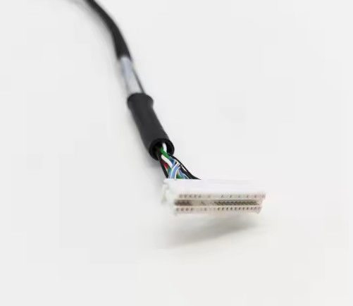 Elektronik Uygulama Siyah Özel LVD'ler Kablo Harness LCD Kablo Montajı Ekran Paneli için