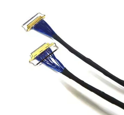 Düşük voltajlı ekran uygulamaları için PVC ceket ve bakır iletkenli LVDS kablosu