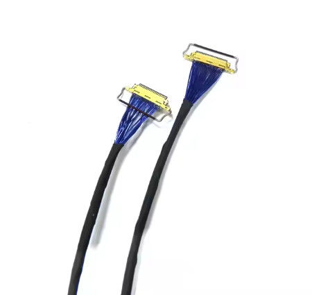 Düşük voltajlı ekran uygulamaları için PVC ceket ve bakır iletkenli LVDS kablosu