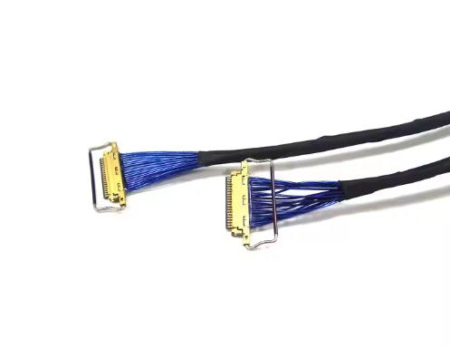 Düşük voltajlı ekran uygulamaları için PVC ceket ve bakır iletkenli LVDS kablosu