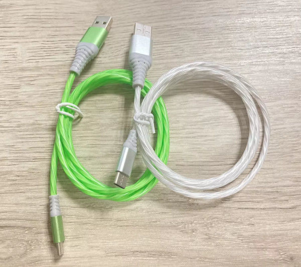 Sıcak satış fabrika fiyatı 3 in 1 USB kablosu gece aydınlatmak ve tarih transfer ışıltı kablosu