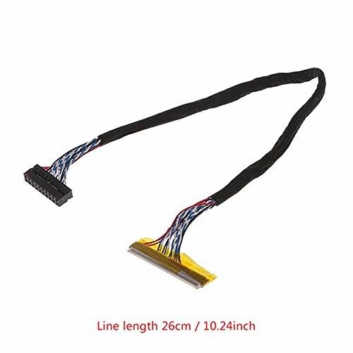 Siyah LVDS Kablosu AWG26-28 Kablo Ölçüsü 105C Performans için nominal sıcaklık