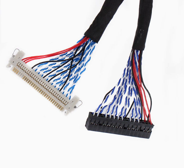Veriler iletme LVDS Kablosu Dielektrik Gücü ≥1000V/min ve 105C nominal sıcaklıkta bakır iletken malzeme
