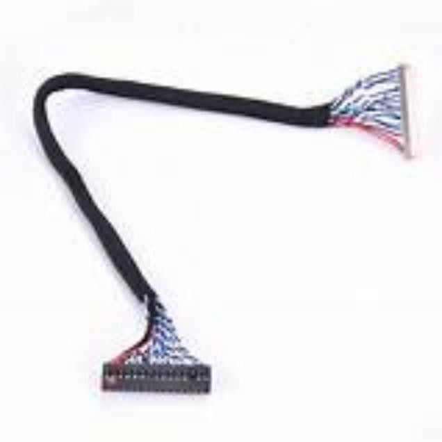 UL VW-1 Yanıcılık Derecesi Hızlı Video Uygulamaları için LVDS Kablosu 300V Değerlendirilmiş Voltaj AWG26-28 Tel ölçer