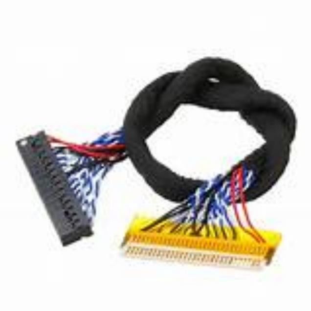 AWG26-28 UL VW-1 yanıcılık derecesi ve dielektrik gücü ≥1000V/min olan LVDS kablosu