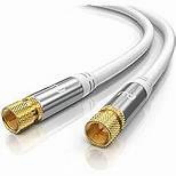 PVC Ceketli ve 30 Ohm'dan Az Impedanslı 0-3 GHz frekans aralığı için 100 metrelik Yüksek Voltaj Koaksiyel Kablo