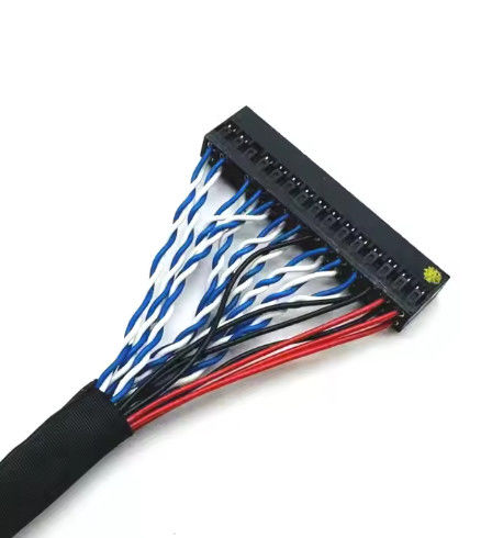 Endüstriyel monitörler için özel kablo tasarımı LVDS sinyal kablosu I-PEX/JAE/HIROSE uyumlu