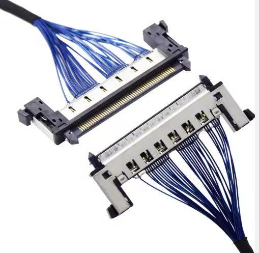 UL VW-1 AWG26-28 Bakır iletkenli 1-5m LVDS Ekran Kablosu