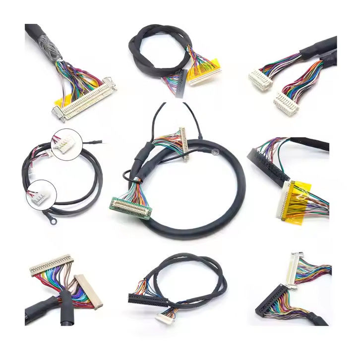 Özelleştirilebilir Elektrik Tel Harness Tel B AS14*0.16*1.25*2C SP OD4.0 Endüstriyel için PVC