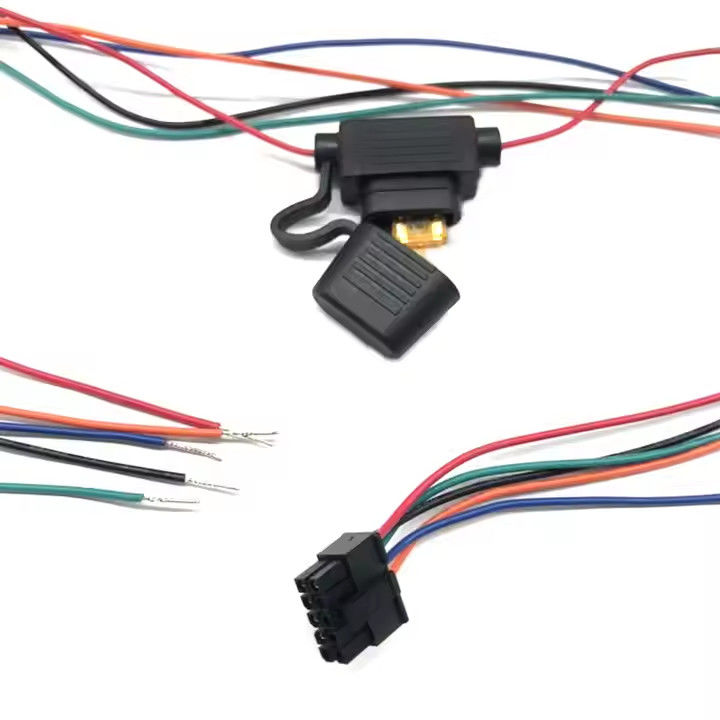 Dayanıklı Araçlar UL 1007 22awg Kablo Türü ve 20awg Kablo Renkleri ile Özel Araba Kablo Harness