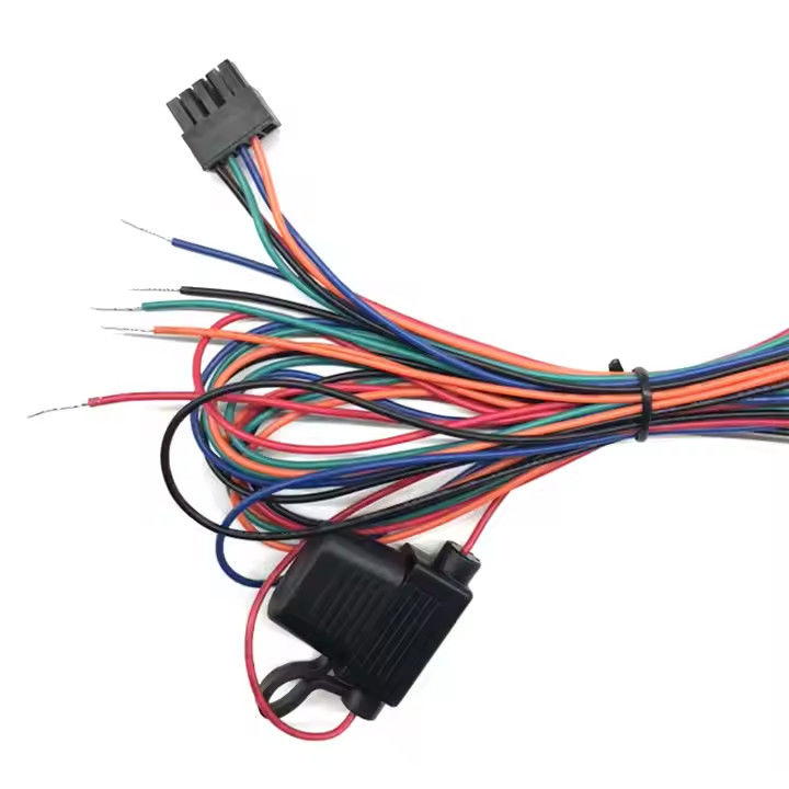 Dayanıklı Araçlar UL 1007 22awg Kablo Türü ve 20awg Kablo Renkleri ile Özel Araba Kablo Harness