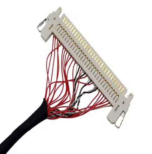 UL VW-1 Rated 300V 30 Pin Connector AWG26-28 Bakır iletken ve yanıcılık derecesi ile LVDS kablo ceket