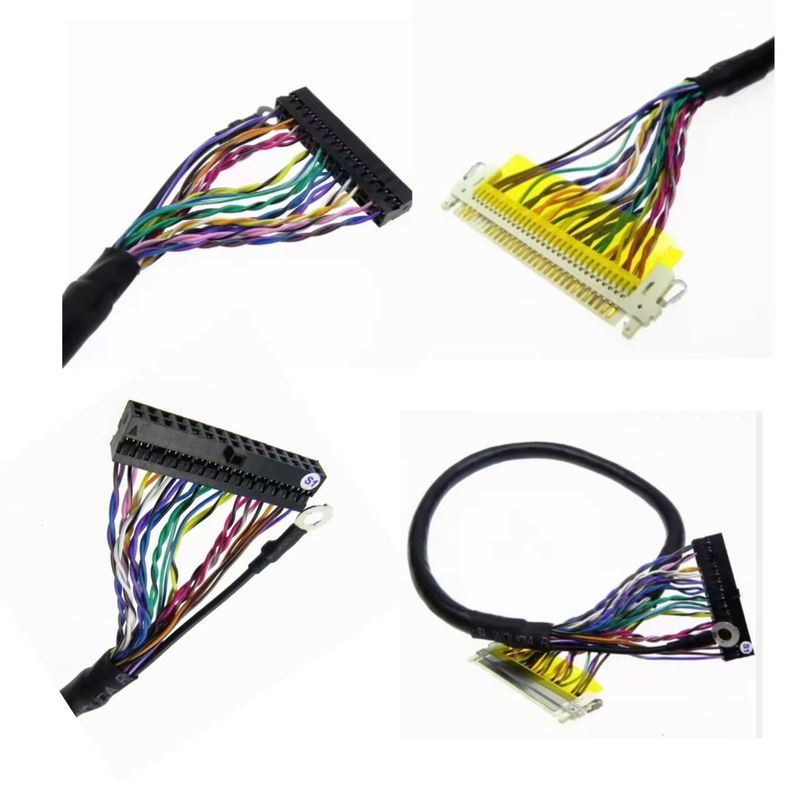 Lvds Harness 30 Pin Bağlayıcı Kablo Ceket UL VW-1 Kablo Montajı Üreticisi