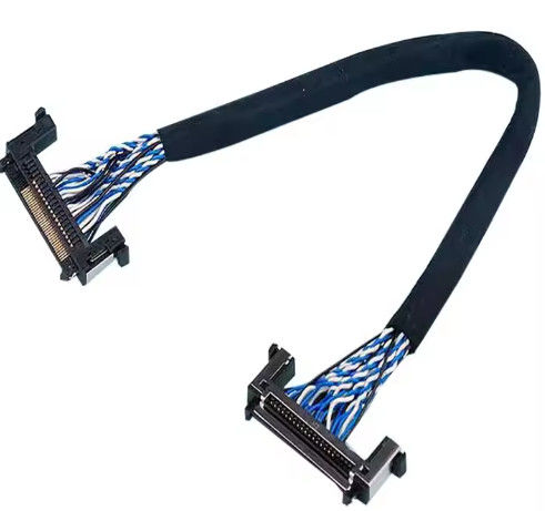 UL VW-1 derecelendirme ve 1.0A-2.5A akım ile LVDS Harness esnek kablo montajı imalatı