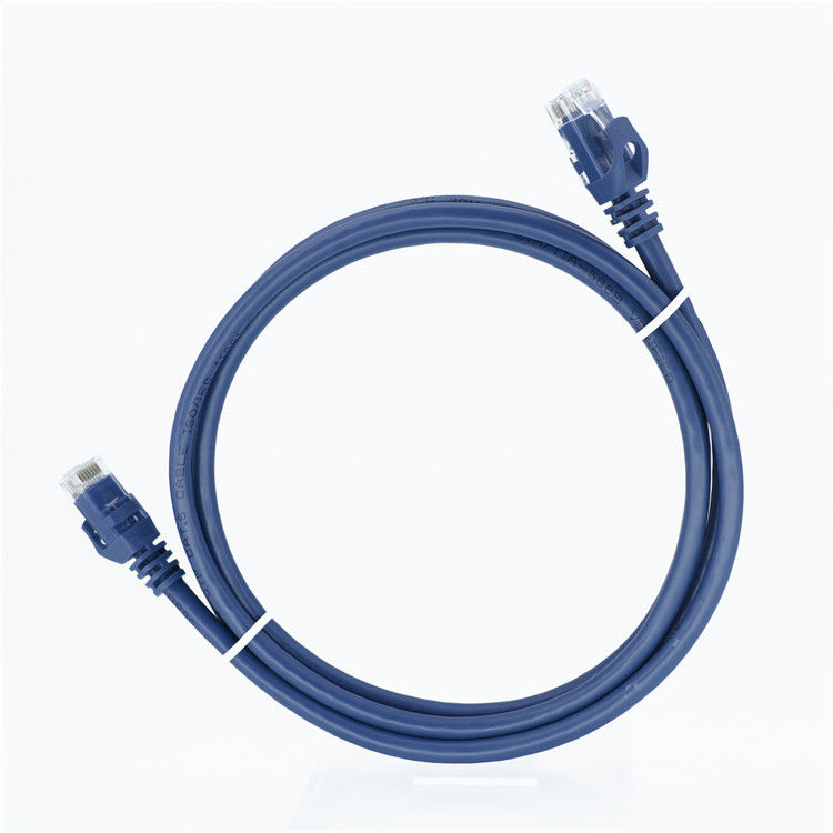 High Speed 1m-20m Network Patch Cords In White Blue Black Grey Yellow 10%-90%RH