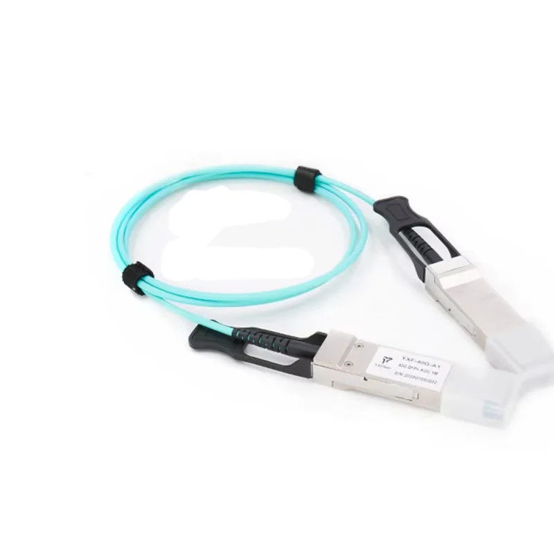 QSFP-40G Aktif Optik Kablo OM3 1M 2M 3M 5M 7M 10M QSFP28 100G - 100G AOC Kablo Tesisatı Üreticileri