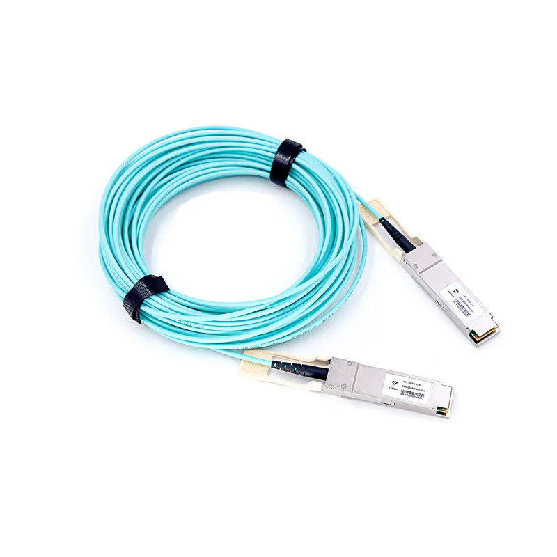 Kablo Grubu QSFP-40G 100G 200G 1m 2m 3m 5m 10m OM2 OM3 OM4 AOC Aktif Optik Özel Kablo QSFP+ QSFP28 QSFP56 QSFP-DD