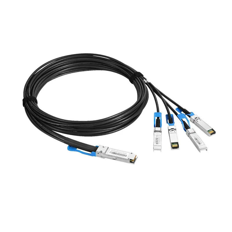 Kablo Montajı Doğrudan Bağlantı 3M QSFP+ QSFP+ Alıcı-Verici Kablo 40G QSFP+ Twinax DAC Kablo MPO Konnektör 5G POE Fiber WiFi 3G için