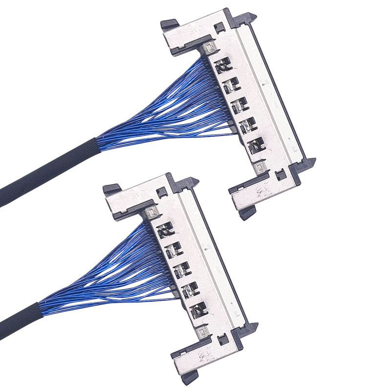 Gümüş Kaplamalı Kilitlemeli LED Ekranlar İçin Ultra İnce Koaksiyel Lvds Kablo Demeti, Güvenilir Kablo Demeti Üreticileri