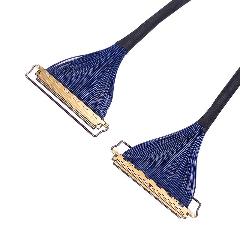 Gümüş Kaplamalı Kilitlemeli LED Ekranlar İçin Ultra İnce Koaksiyel Lvds Kablo Demeti, Güvenilir Kablo Demeti Üreticileri