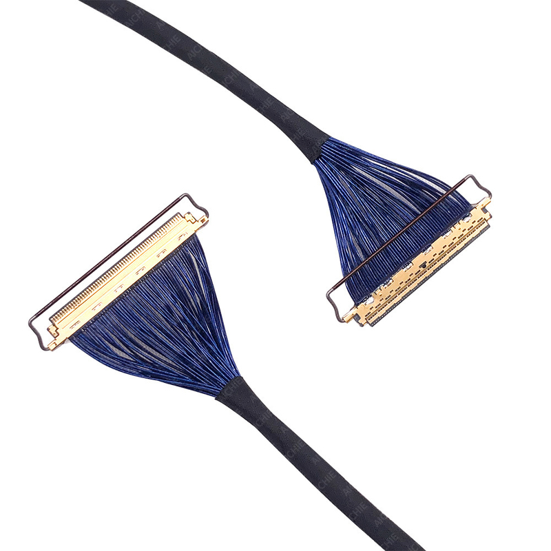 Gümüş Kaplamalı Kilitlemeli LED Ekranlar İçin Ultra İnce Koaksiyel Lvds Kablo Demeti, Güvenilir Kablo Demeti Üreticileri