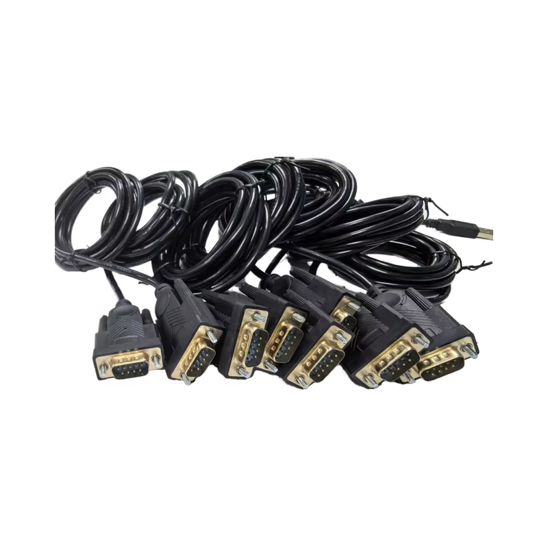 Özel USB'den DB9'a RS232 Kablosu Prolific PL230/FT231X/FX232RI Çipleri PVC yalıtımıyla Elektronik Bilgisayar Kullanım Kablo Montajı