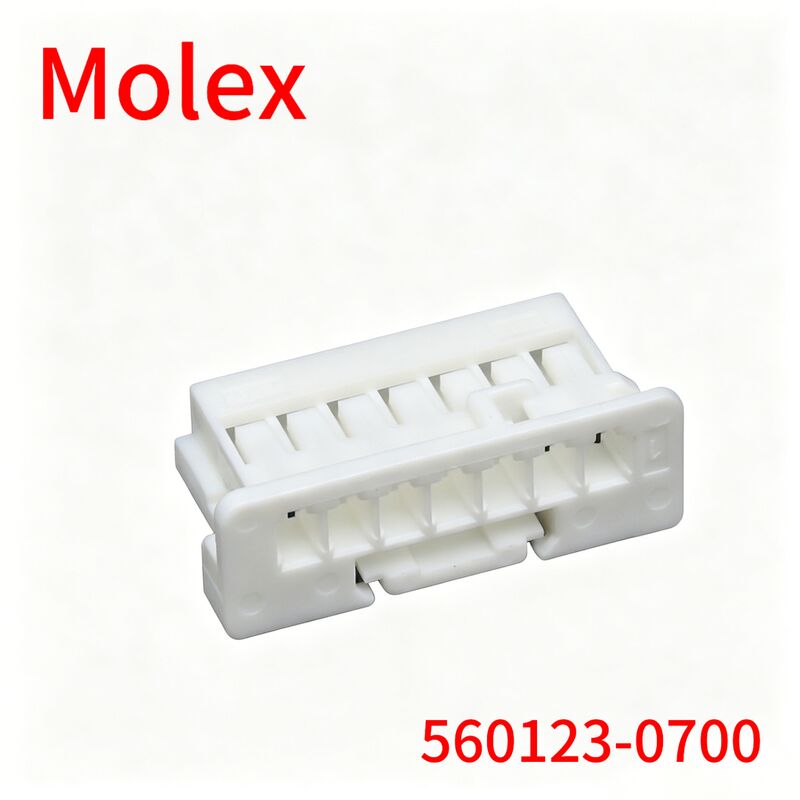 Molex 560123-0700 2.00mm Pitch Wire-to-Board Connector Housing, 7 Devre, Beyaz PBT