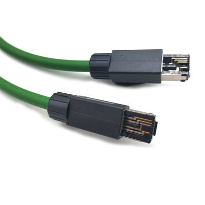 Servo endüstriyel ağ kablosu EtherCAT otobüsü yüksek esneklik çift koruma sürükleyici zincir endüstriyel robot PLC kablosu
