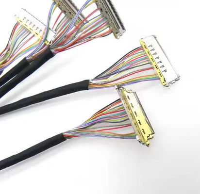 40 Pin 30 Pin EDP Kablosu I-pex Bağlantısı Özel Lvds Kabloları LCD Panel dizüstü bilgisayar ekranı için montajlar