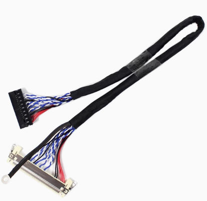 AWG26-28 Ağ iletimi için siyah yalıtımlı LVDS kablosu