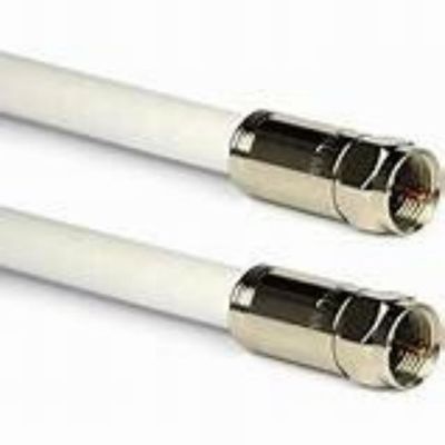 PVC ceket malzemesi ile yüksek voltajlı iletim koaksiyel kablosu 50 Ohm Impedans Uzunluğu 100 Metre