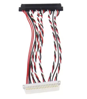 Endüstriyel monitörler için özel kablo tasarımı LVDS sinyal kablosu I-PEX/JAE/HIROSE uyumlu