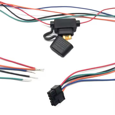 Dayanıklı Araçlar UL 1007 22awg Kablo Türü ve 20awg Kablo Renkleri ile Özel Araba Kablo Harness