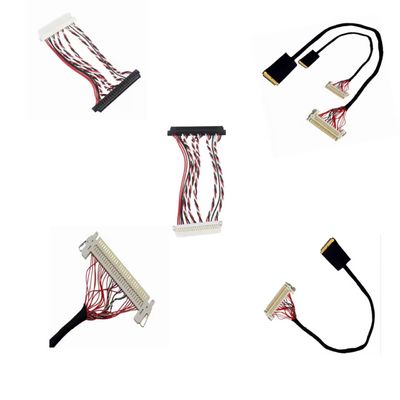 UL VW-1 derecelendirme ve 1.0A-2.5A akım ile LVDS Harness esnek kablo montajı imalatı