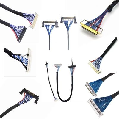 105C sıcaklık derecesi LVDS kablo montajı gereksinimleriniz için mükemmel