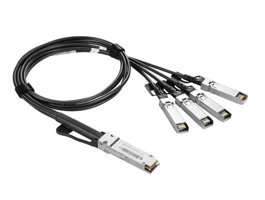 Kablo Grubu Dac 1m 30awg Doğrudan Bağlantılı Kablo QSFP-40G SFP 10g-1m Pasif 40g Qsfp+To 4*Sfp+ 4x10gsfp+ Breakout Twinax