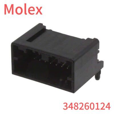 Endüstriyel kullanım için Molex 348260124 Serisi Sağ Köşeli Yüzey Montaj Bağlantısı