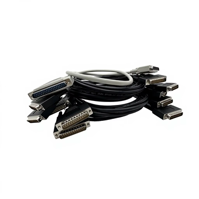 Özel USB'den DB9'a RS232 Kablosu Prolific PL230/FT231X/FX232RI Çipleri PVC yalıtımıyla Elektronik Bilgisayar Kullanım Kablo Montajı