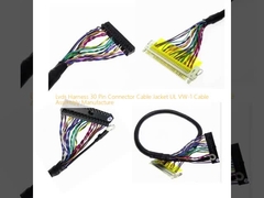 Lvds Harness 30 Pin Bağlayıcı Kablo Ceket UL VW-1 Kablo Montajı Üreticisi